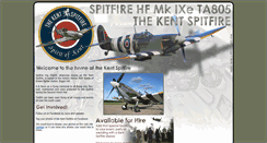 Desktop Screenshot of kentspitfire.co.uk